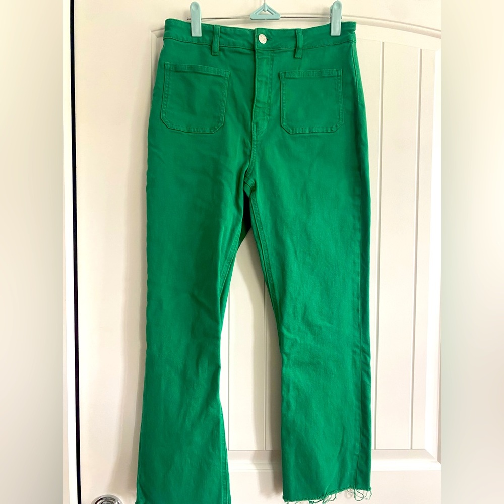 Green Zara Jeans